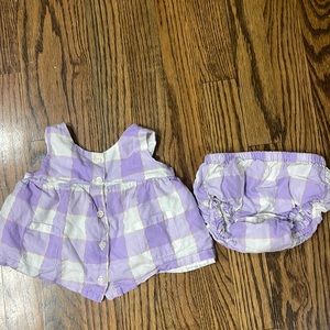 BabyGap blouse and bloomers
